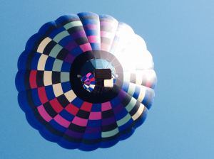 We got to see an amazing hot air balloon show this weekend!